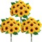 6 Pcs Summer Sunflower – 11.8" Yellow Silk Artificial Flowers for Floral Arrangements, Vases & Outdoor Decor